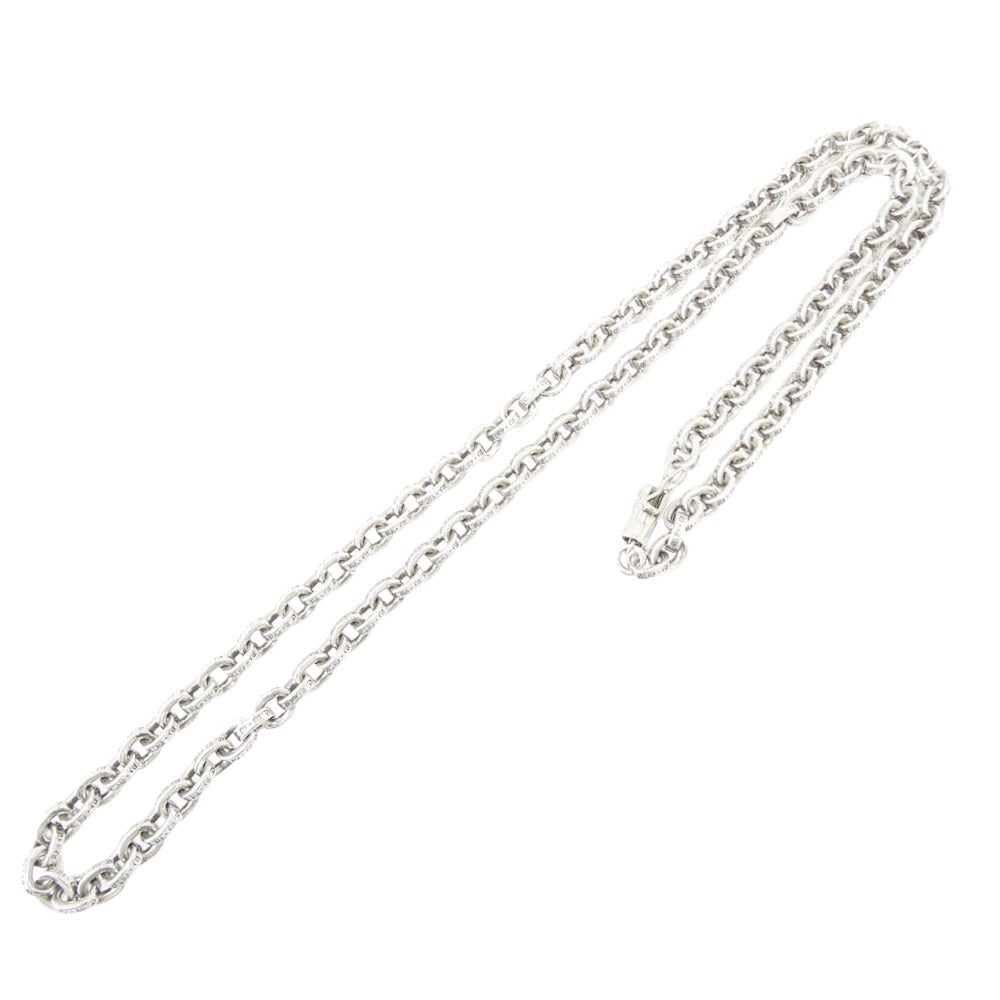 CHROME HEARTS クロムハーツ（原本無） PAPER CHAIN 20 ペーパーチェーンネックレス 20inch 20インチ シルバー系【中古】