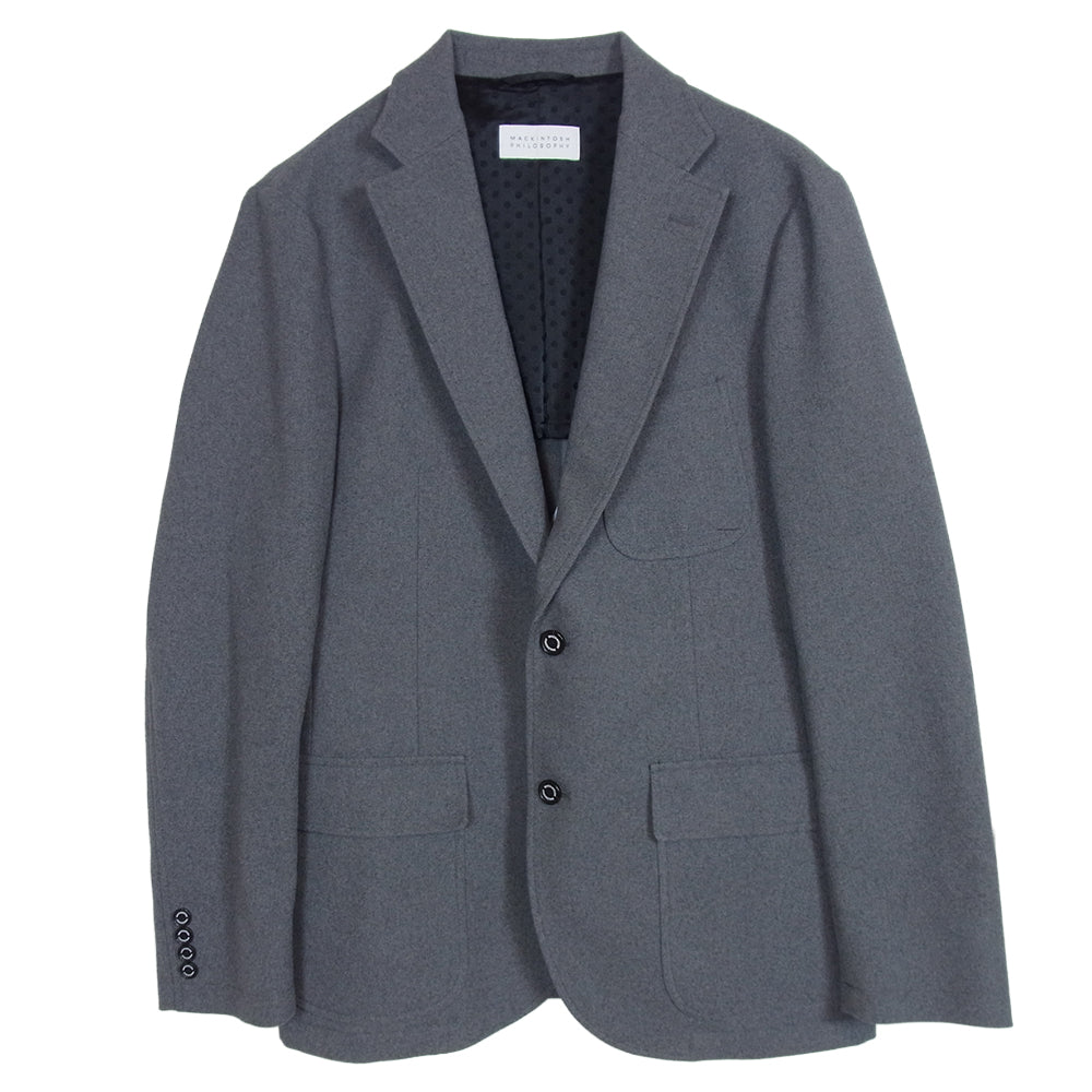 MACKINTOSH PHILOSOPHY マッキントッシュフィロソフィー h1e35-644-06 トラベラー 2B テーラード ジャケット グレー系 42R【中古】