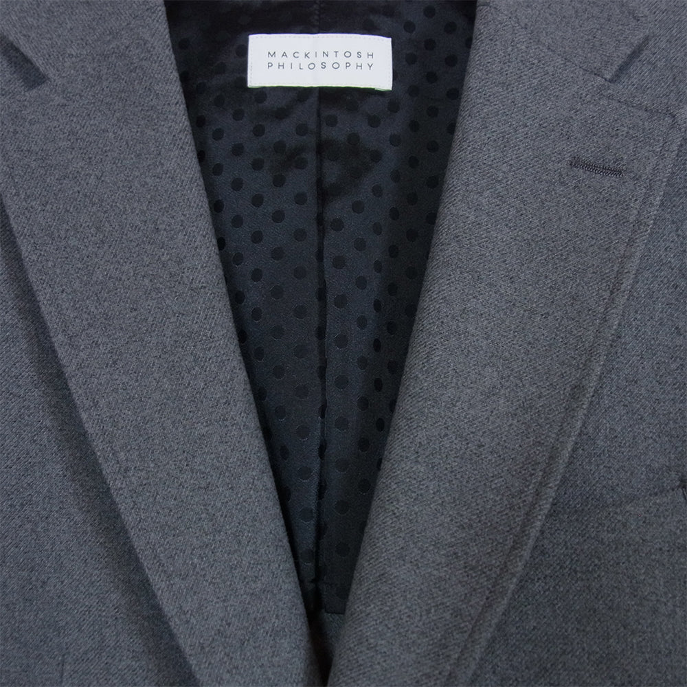 MACKINTOSH PHILOSOPHY マッキントッシュフィロソフィー h1e35-644-06 トラベラー 2B テーラード ジャケット グレー系 42R【中古】