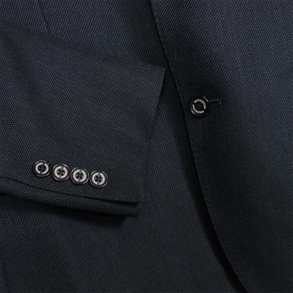 MACKINTOSH PHILOSOPHY マッキントッシュフィロソフィー h1e15-228-08 ROTTER トロッター 2B テーラード ジャケット ブラック系 42R【中古】