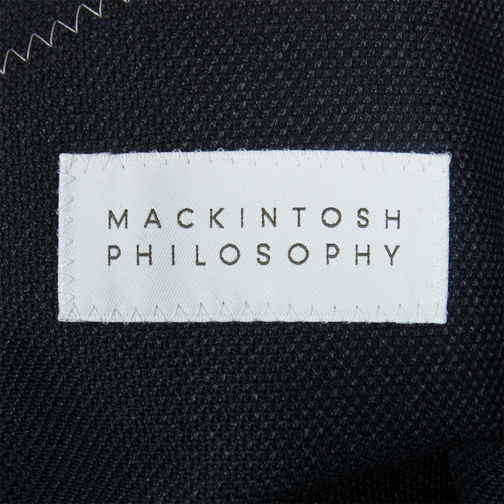 MACKINTOSH PHILOSOPHY マッキントッシュフィロソフィー h1e15-228-08 ROTTER トロッター 2B テーラード ジャケット ブラック系 42R【中古】