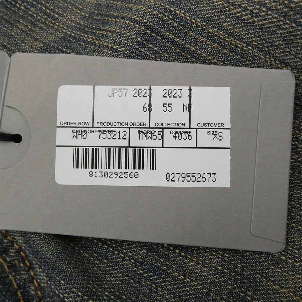 BALENCIAGA バレンシアガ 23AW 753212 TNW65 カットオフ加工 デニム ショート パンツ インディゴブルー系 XS【極上美品】【中古】