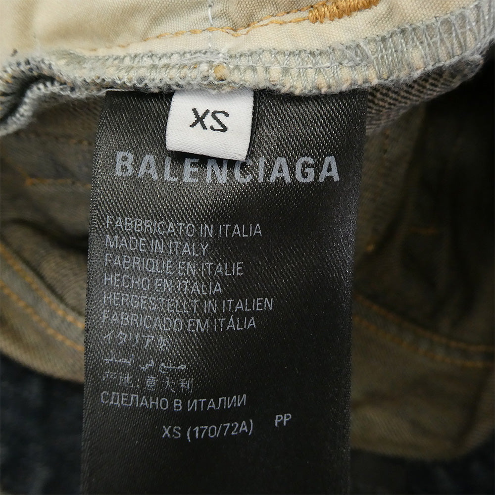 BALENCIAGA バレンシアガ 23AW 753212 TNW65 カットオフ加工 デニム