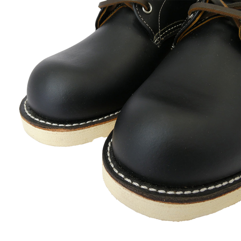 RED WING レッドウィング 9870 IRISH SETTER アイリッシュセッター ブラック クローンダイク 犬タグ 茶芯 7ホール プレーントゥ ワーク ブーツ ブラック系 29.0cm【新古品】【未使用】【中古】