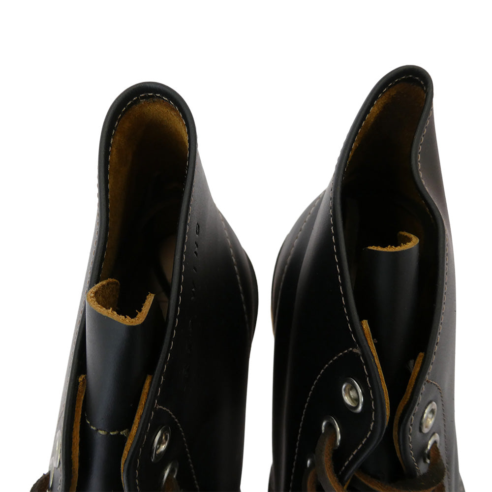 RED WING レッドウィング 9870 IRISH SETTER アイリッシュセッター ブラック クローンダイク 犬タグ 茶芯 7ホール プレーントゥ ワーク ブーツ ブラック系 29.0cm【新古品】【未使用】【中古】