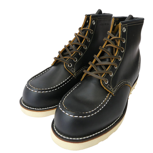RED WING レッドウィング 9874 IRISH SETTER アイリッシュセッター ブラック クローンダイク 犬タグ 7ホール Uチップ モックトゥ 茶芯 ワーク ブーツ ブラック系 10 1/2 E【新古品】【未使用】【中古】