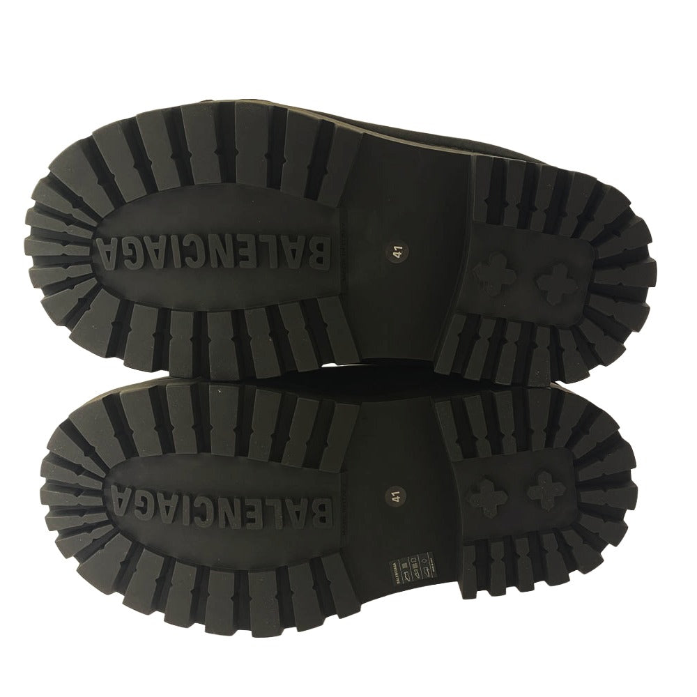 BALENCIAGA バレンシアガ 803769 W4SA1 ALASKA BOOTIE アラスカ アンクル ブーツ ブラック系 41【極上美品】【中古】