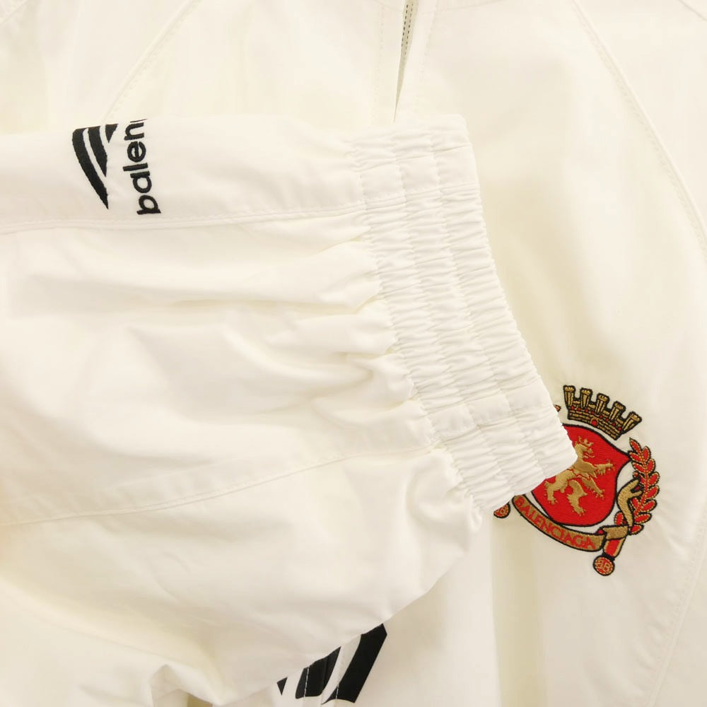 BALENCIAGA バレンシアガ 24SS 780884 TPQ38 Paris Track Jacket パリ トラック ジャケット ホワイト系 50【極上美品】【中古】