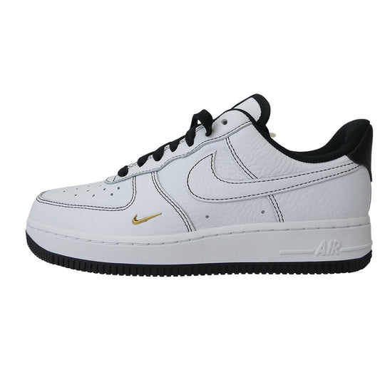 NIKE ナイキ IB6543-101 Women's Air Force 1 07 Mini Jewel White Metallic Gold Black エアフォースワン スニーカー ホワイト系 ブラック系 24.0cm【新古品】【未使用】【中古】