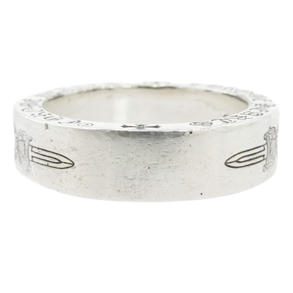 CHROME HEARTS クロムハーツ（原本無） 6mm SPACER DAGGER 6mm スペーサー ダガー リング シルバー系 JP約15.5号【中古】