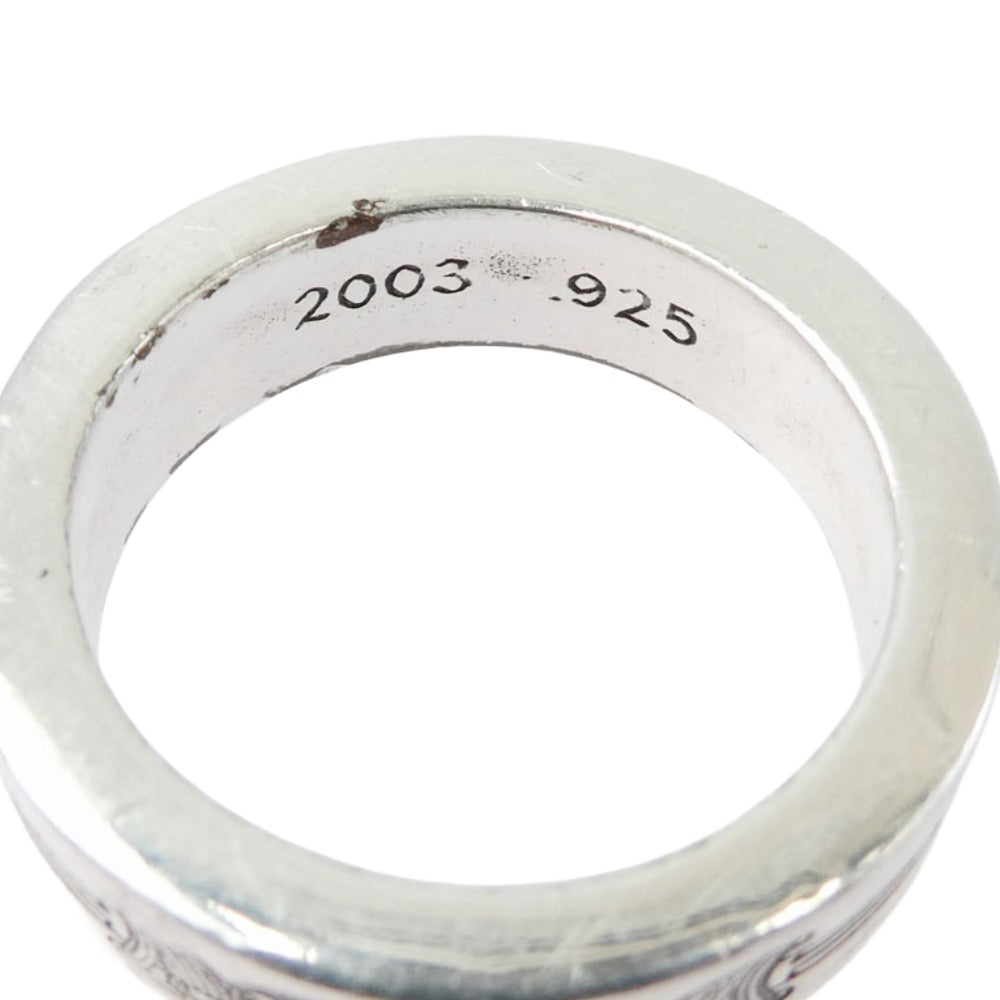 CHROME HEARTS クロムハーツ（原本無） 6mm SPACER DAGGER 6mm スペーサー ダガー リング シルバー系 JP約15.5号【中古】