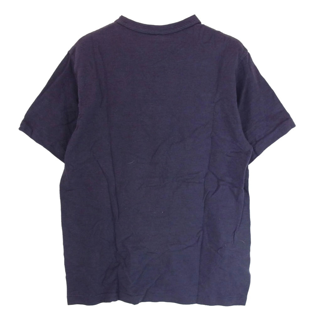 WAREHOUSE ウエアハウス トーテムポール プリント Tシャツ 半袖カットソー ネイビー系 M【中古】