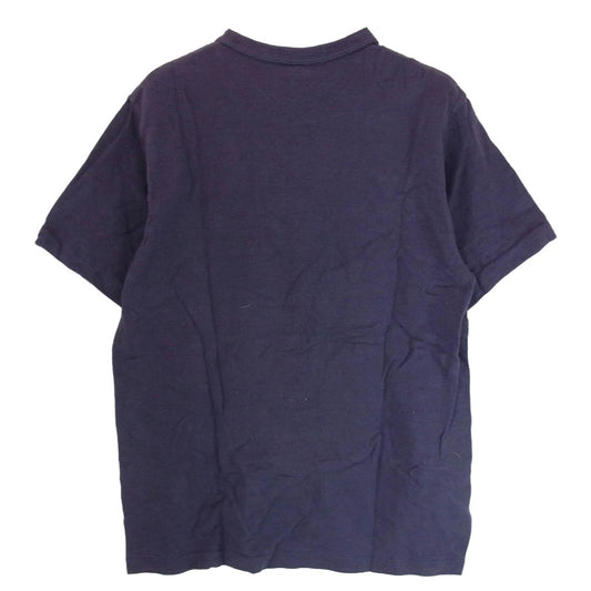 WAREHOUSE ウエアハウス トーテムポール プリント Tシャツ 半袖カットソー ネイビー系 M【中古】