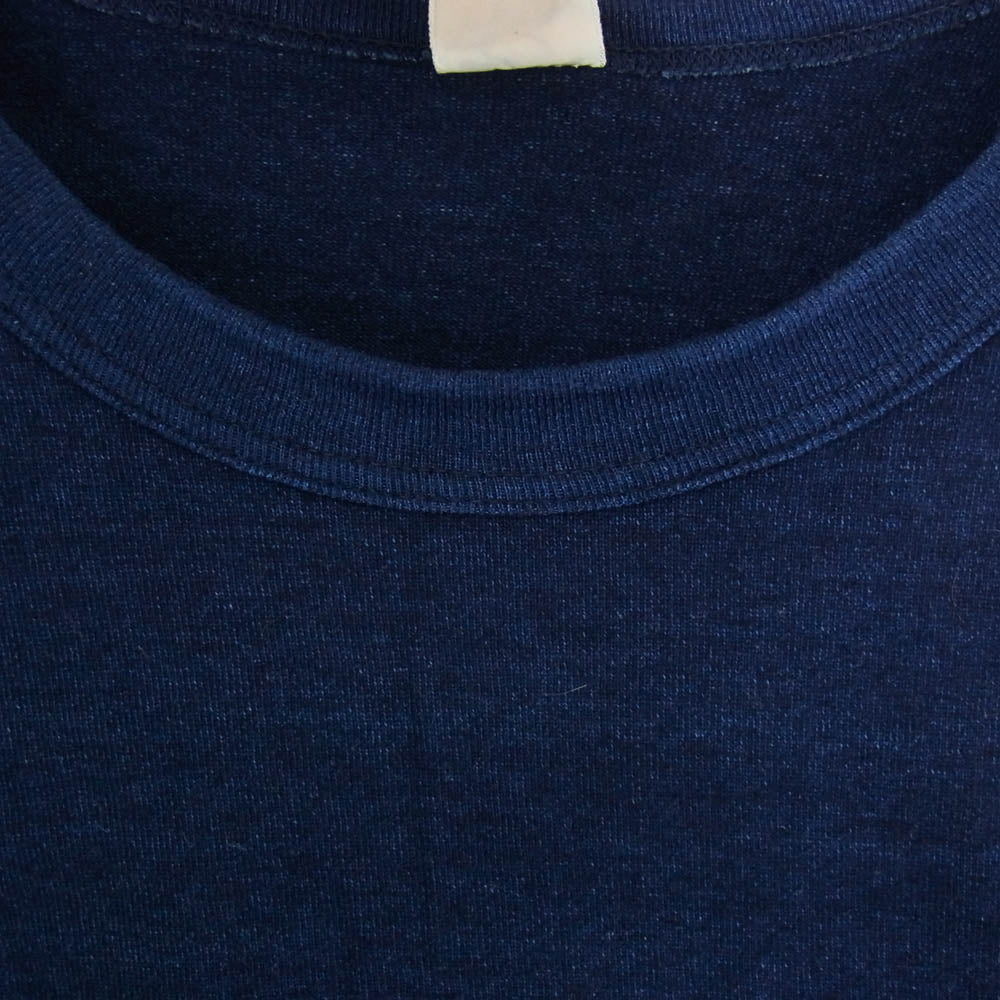 WAREHOUSE ウエアハウス INDIGO POCKET TEE インディゴ ポケット Tシャツ 半袖カットソー ネイビー系 M【中古】