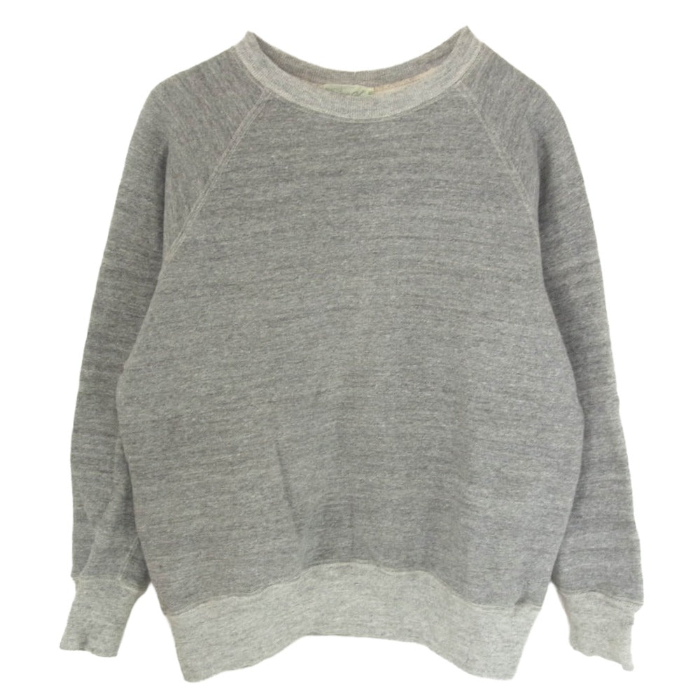 WAREHOUSE ウエアハウス ラグランスリーブ クルーネック スウェット グレー系 40【中古】