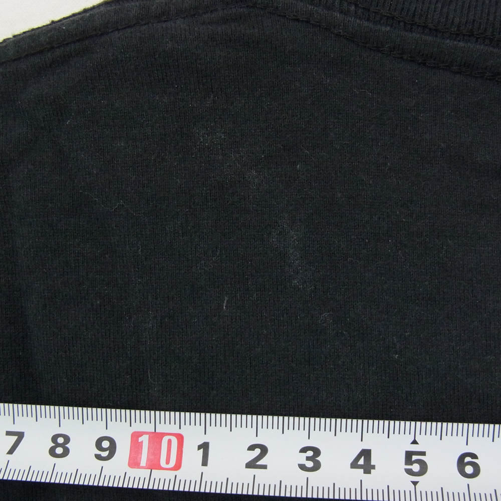 TAILOR TOYO テイラー東洋 バック 虎 刺繍 クルーネック コットン Tシャツ 半袖カットソー ブラック系 L【中古】