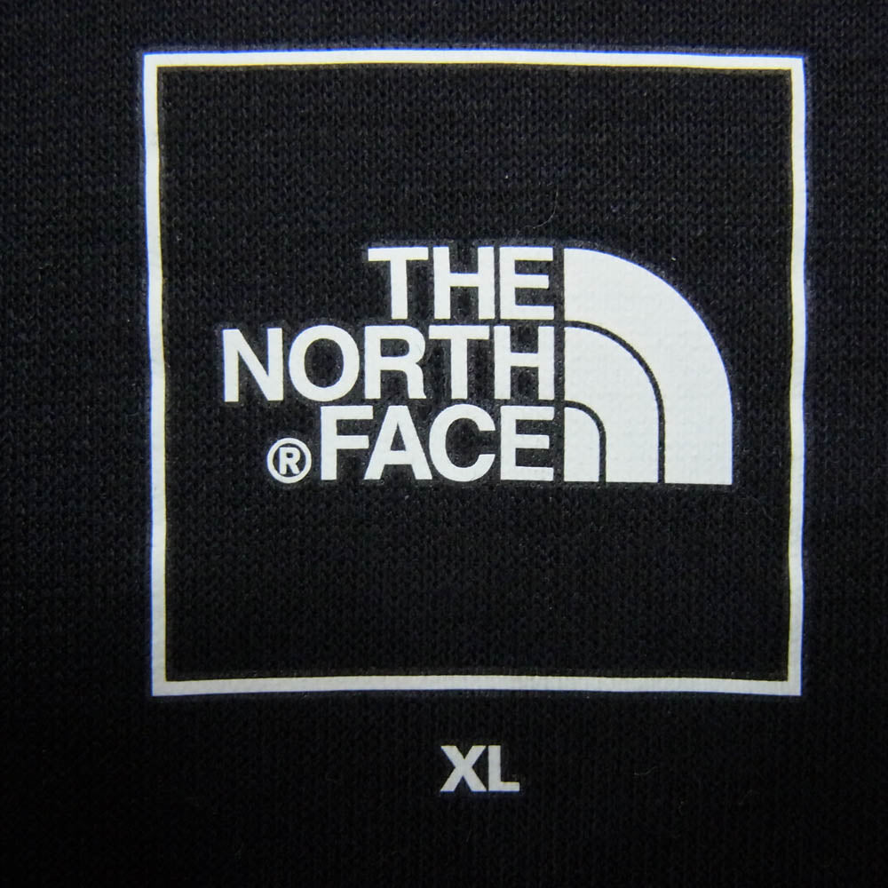THE NORTH FACE ノースフェイス NT62386 Tech Air Sweat Crew テックエアー ラバーロゴ クルーネック スウェット ブラック系 XL【中古】