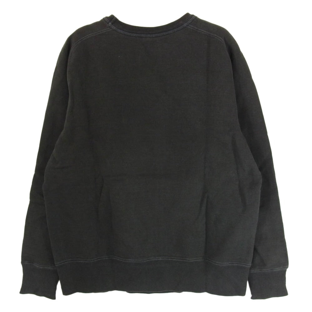 Buzz Rickson's バズリクソンズ U.S.AIR FORCE フロントプリント ラグランスリーブ スウェット ブラック系 L【中古】