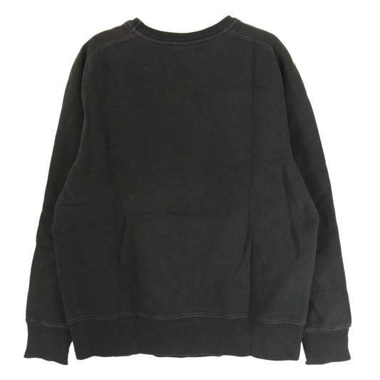 Buzz Rickson's バズリクソンズ U.S.AIR FORCE フロントプリント ラグランスリーブ スウェット ブラック系 L【中古】