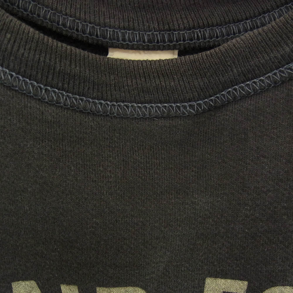 Buzz Rickson's バズリクソンズ U.S.AIR FORCE フロントプリント ラグランスリーブ スウェット ブラック系 L【中古】
