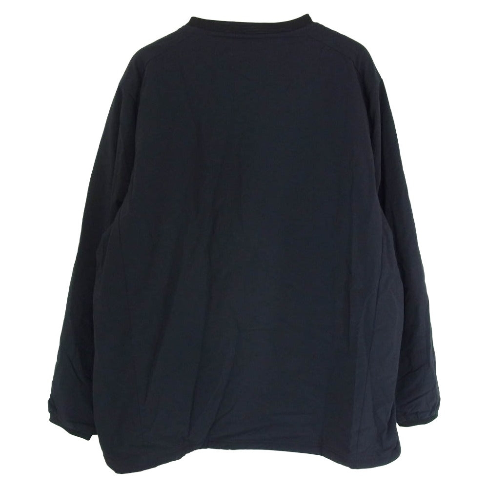 F.C.R.B. エフシーアールビー 22AW FCRB-222061 LYCRA TRACK CREWNECK TOP クルーネック 長袖 トレーナー ブラック系 XL【中古】
