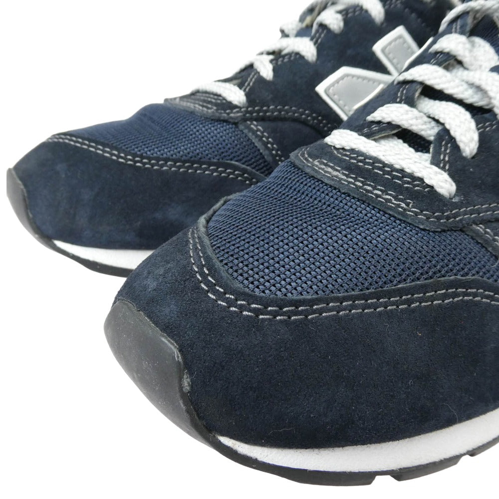 NEW BALANCE ニューバランス CM996BN 996 Navy ネイビー ローカット スニーカー シューズ ネイビー系 グレー系 28.0cm【中古】