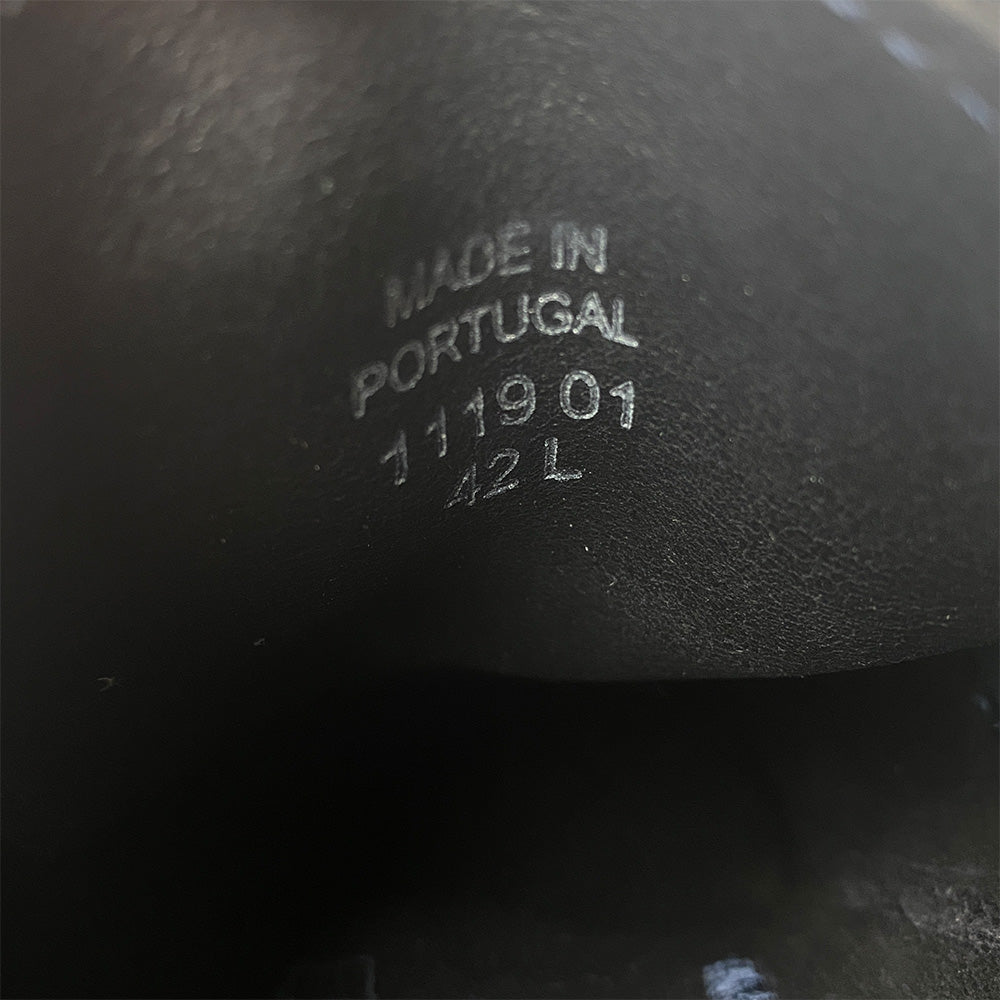 BIRKENSTOCK ビルケンシュトック SACRAMENTO レギュラーフィット コルクソール サクラメント スエード ローカット スニーカー ブラック系 27ｃｍ【美品】【中古】