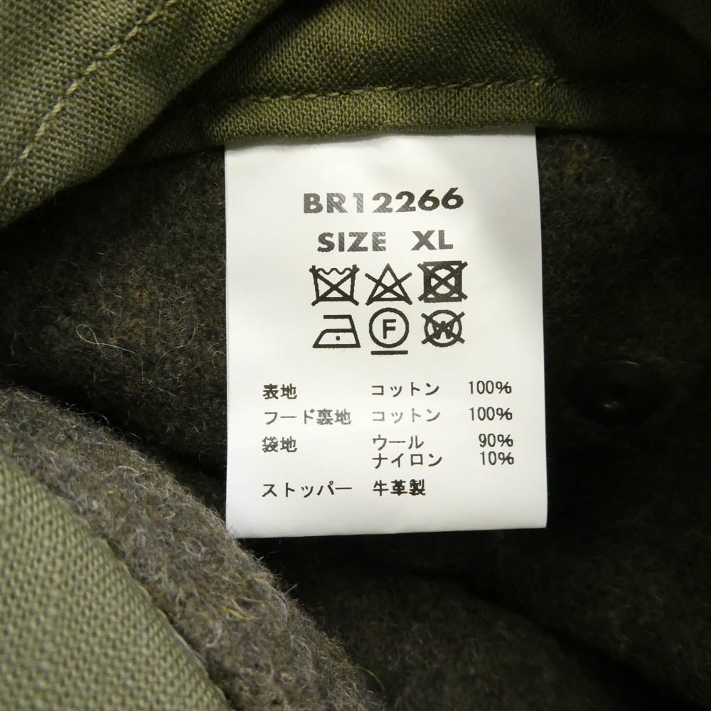 Buzz Rickson's バズリクソンズ BR12266 Type M-51 BUZZ RICKSON CLOTHES パーカー フィールド コート カーキ系 XL【中古】