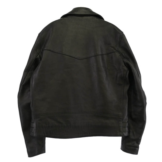 Lewis Leathers ルイスレザー 391TV LIGHTNING TIGHT FIT SHEEPSKIN ライトニング タイトフィット シープスキン ライダース ジャケット ブラック系 44【中古】