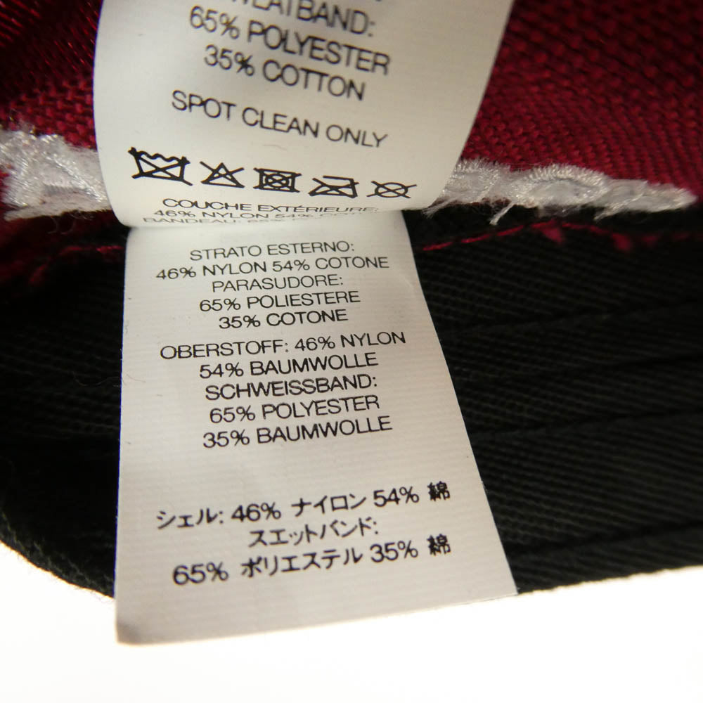 Supreme シュプリーム 22AW Brushed Cordura Camp Cap　ブラッシュド コーデュラ キャンプ キャップ 帽子 レッド系【美品】【中古】