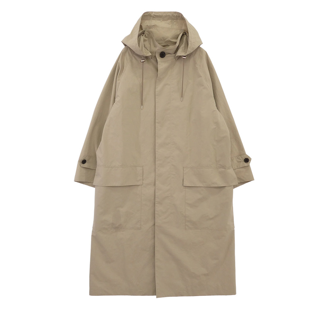 Traditional Weatherwear トラディショナルウェザーウェア G191APFCO0097E フーデット ナイロン ロング コート グレー系 38【中古】