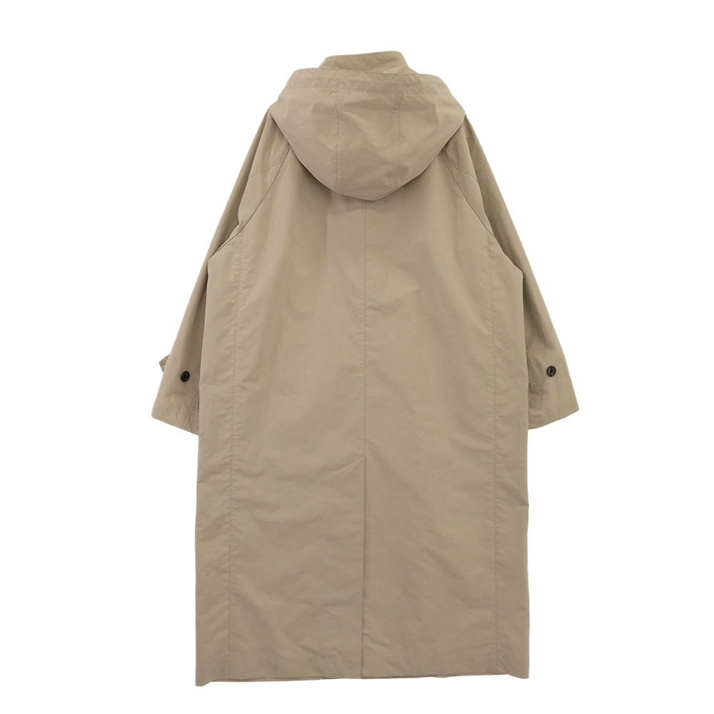 Traditional Weatherwear トラディショナルウェザーウェア G191APFCO0097E フーデット ナイロン ロング コート グレー系 38【中古】