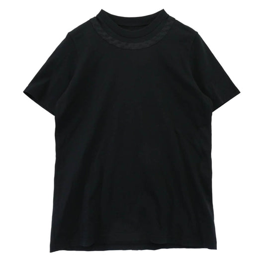 OAMC オーエーエムシー 16SS IO21685 Checked Nacklace Pattern T-Shirt チェック 刺繍 半袖 Tシャツ ブラック系 M【中古】