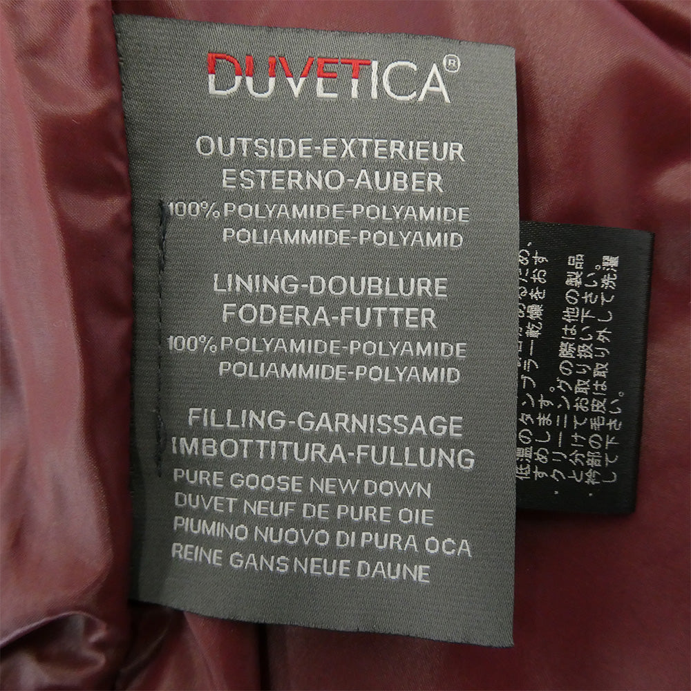 DUVETICA デュベティカ KAPPA カッパ フーディー ダウン ジャケット ダウンコート ネイビー系 40【中古】
