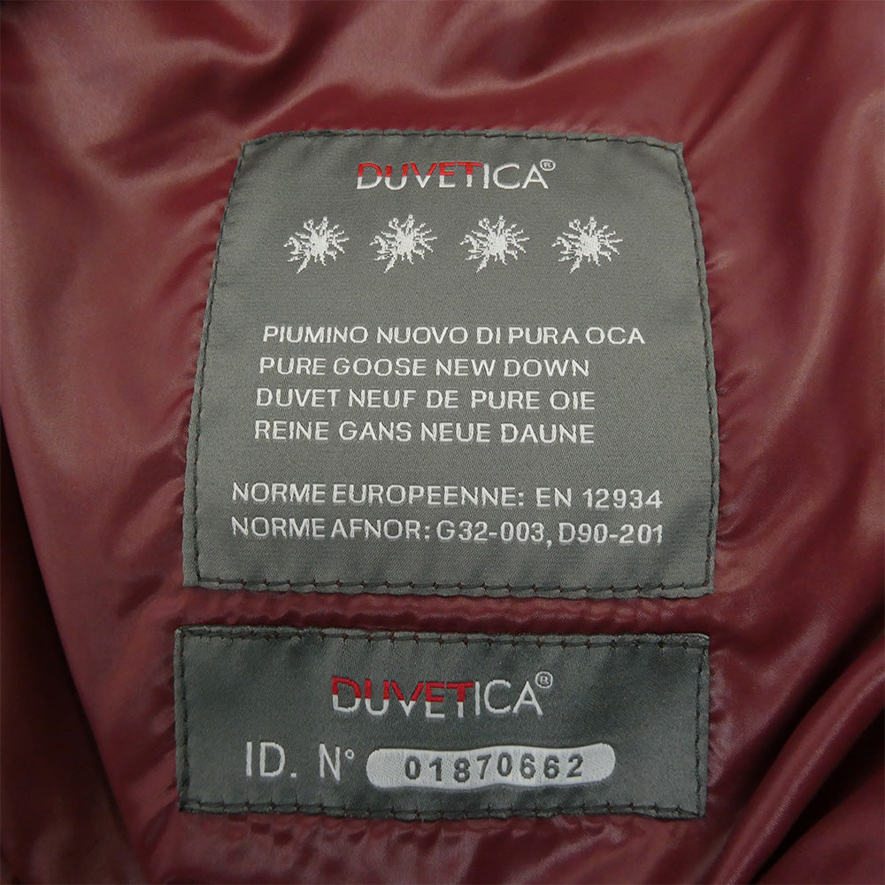 DUVETICA デュベティカ KAPPA カッパ フーディー ダウン ジャケット ダウンコート ネイビー系 40【中古】