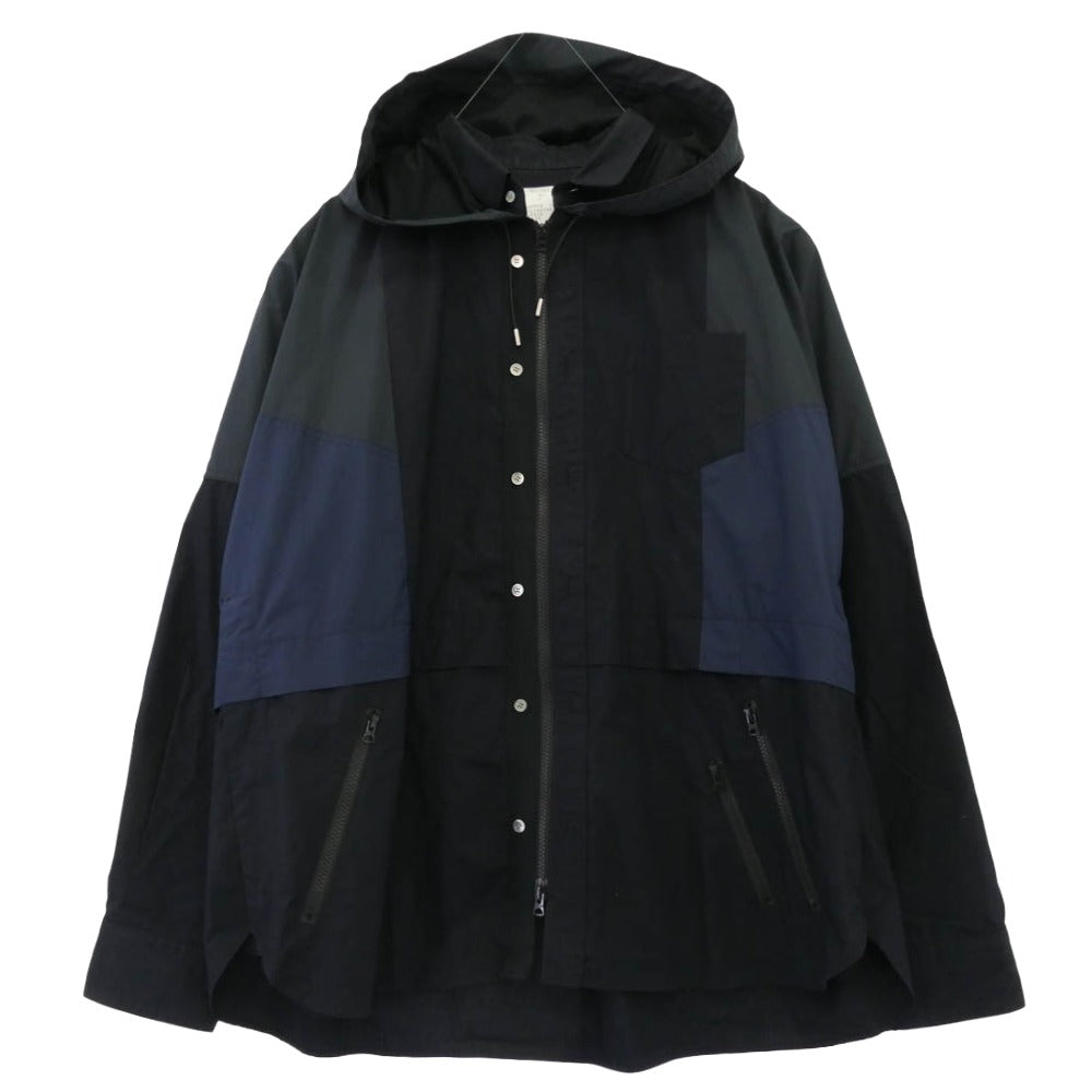 Sacai サカイ SCM-032 Sponge Sweat MA-1 Pullover 異素材ドッキング