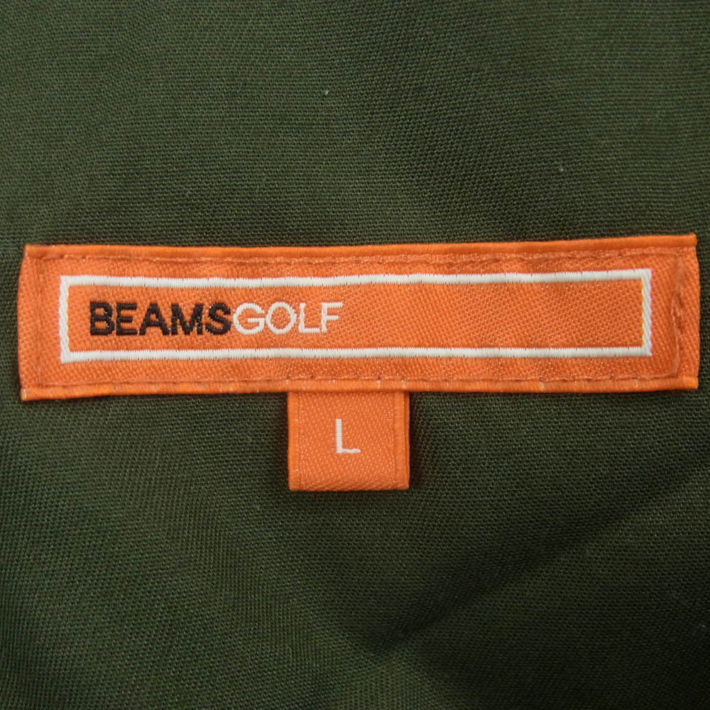 BEAMS ビームス 82-23-0347-336 GOLF ゴルフ パンツ 中国製 モスグリーン系 L【中古】