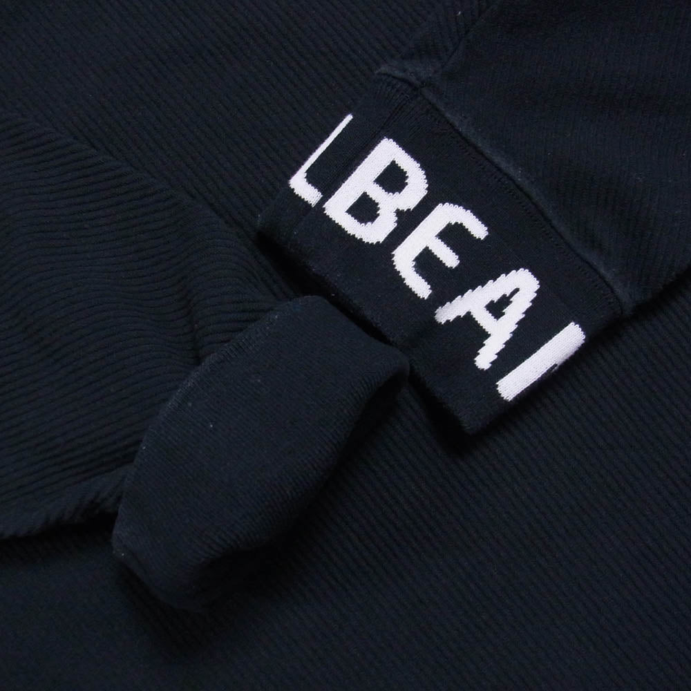 BEAMS ビームス GOLF ゴルフ ロゴ タートルネック カットソー ブラック系 XL【中古】