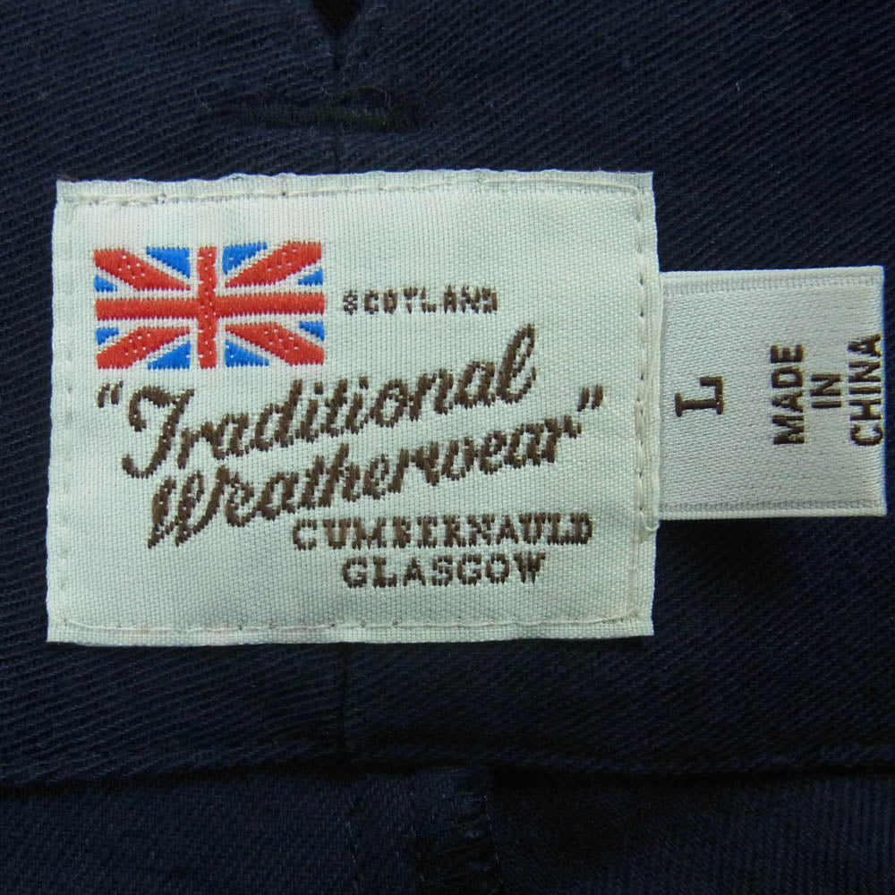 Traditional Weatherwear トラディショナルウェザーウェア G221APFPT0201LR スラックス パンツ 中国製 ダークネイビー系 L【中古】