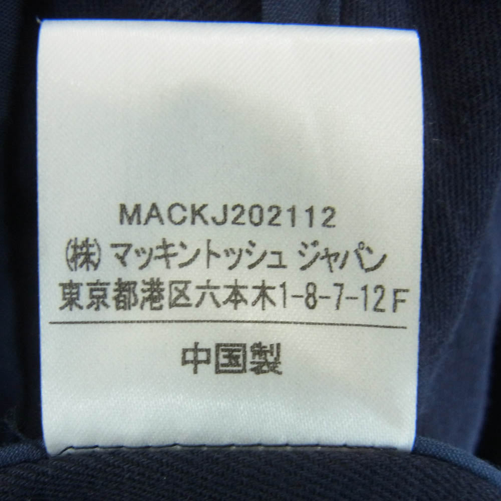 Traditional Weatherwear トラディショナルウェザーウェア G221APFJK0203LR ダブルブレスト ピークドラペル リネン混 コットン テーラード ジャケット ダークネイビー系 M【中古】
