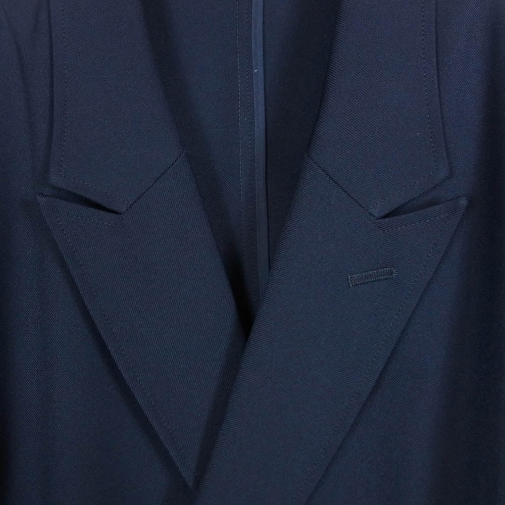 Traditional Weatherwear トラディショナルウェザーウェア 22SS G221OSFJK0201CT ダブルブレスト 金ロゴボタン ブレザー ジャケット ネイビー系 L【美品】【中古】