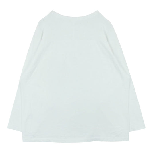 COMOLI コモリ 23AW Y03-05004 フットボール Tシャツ 長袖 カットソー コットン 日本製 ホワイト系 3【中古】