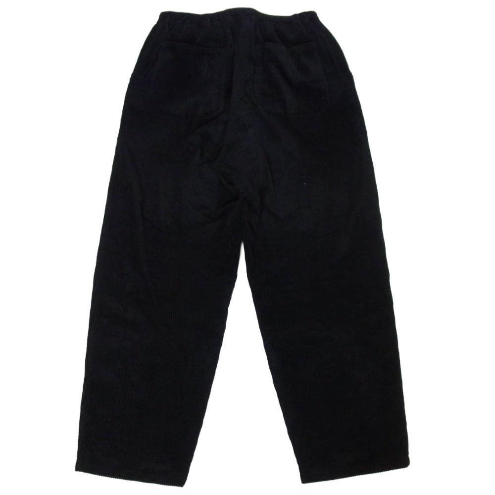 COMOLI コモリ 24AW A03-03018 コーデュロイドローストリングパンツ ブラック系 3【中古】