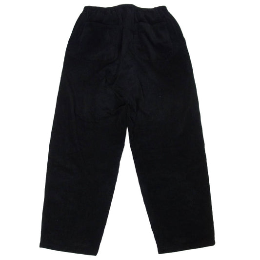 COMOLI コモリ 24AW A03-03018 コーデュロイドローストリングパンツ ブラック系 3【中古】