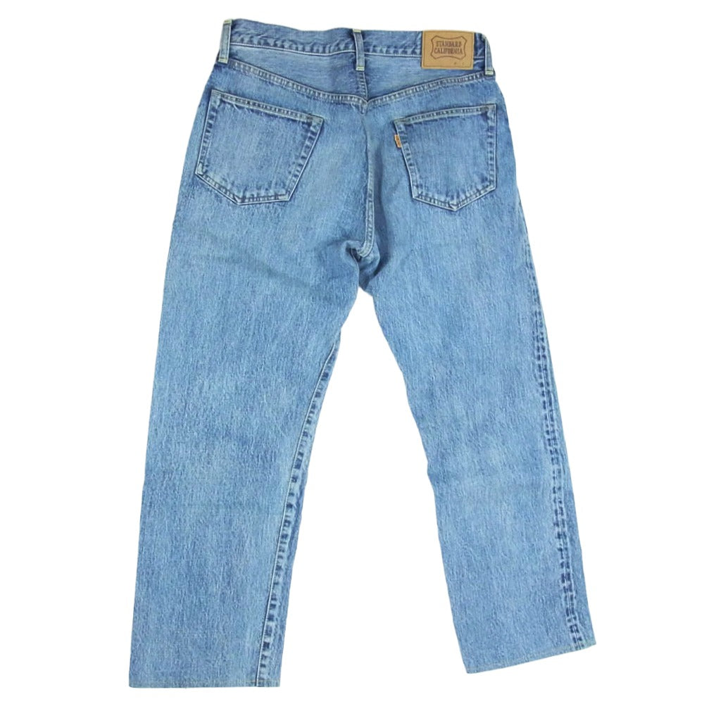 STANDARD CALIFORNIA スタンダードカリフォルニア SD 5P Denim Pants S901 Vintage Wash ヴィンテージウォッシュ デニムパンツ W32 インディゴブルー系 32【美品】【中古】