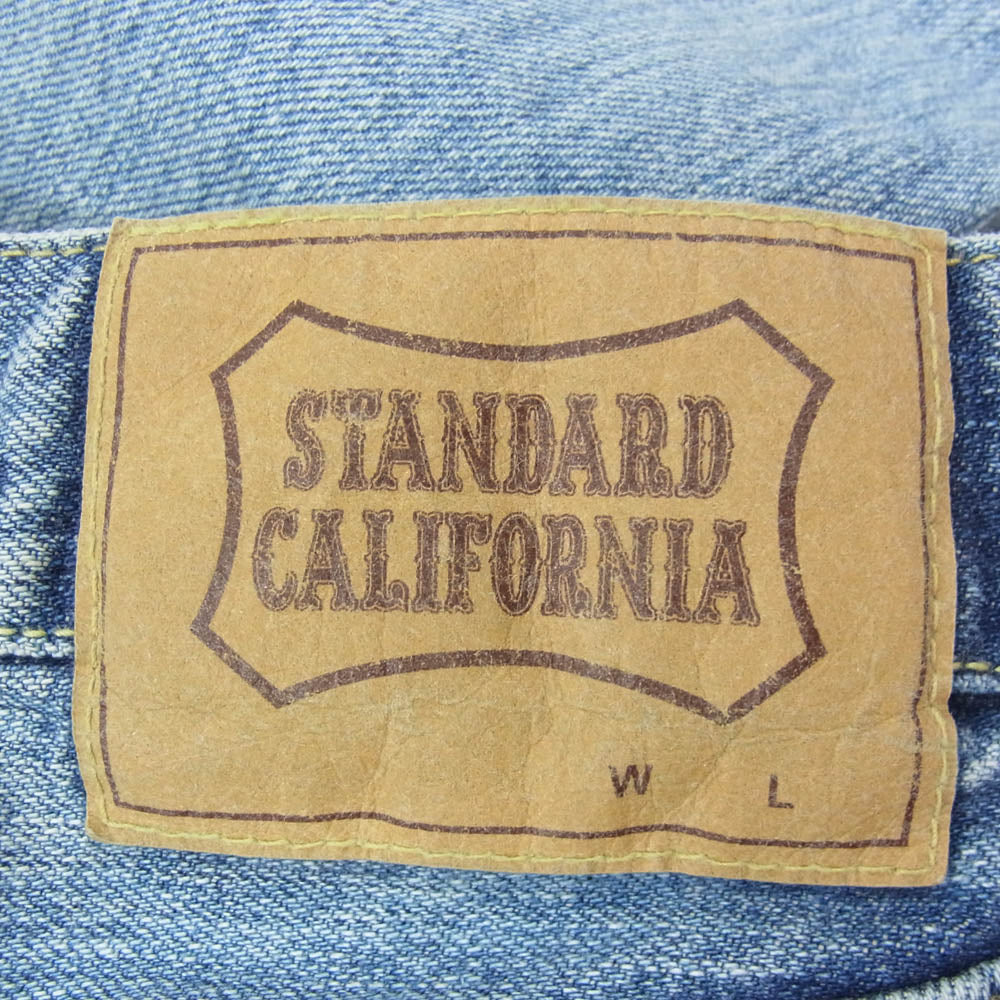 STANDARD CALIFORNIA スタンダードカリフォルニア SD 5P Denim Pants S901 Vintage Wash ヴィンテージウォッシュ デニムパンツ W32 インディゴブルー系 32【美品】【中古】