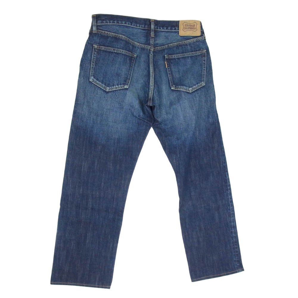 STANDARD CALIFORNIA スタンダードカリフォルニア 24SS SD 5P Denim Pants 901 66 Vintage Wash ヴィンテージウォッシュ デニムパンツ W32 L31 インディゴブルー系 32【美品】【中古】