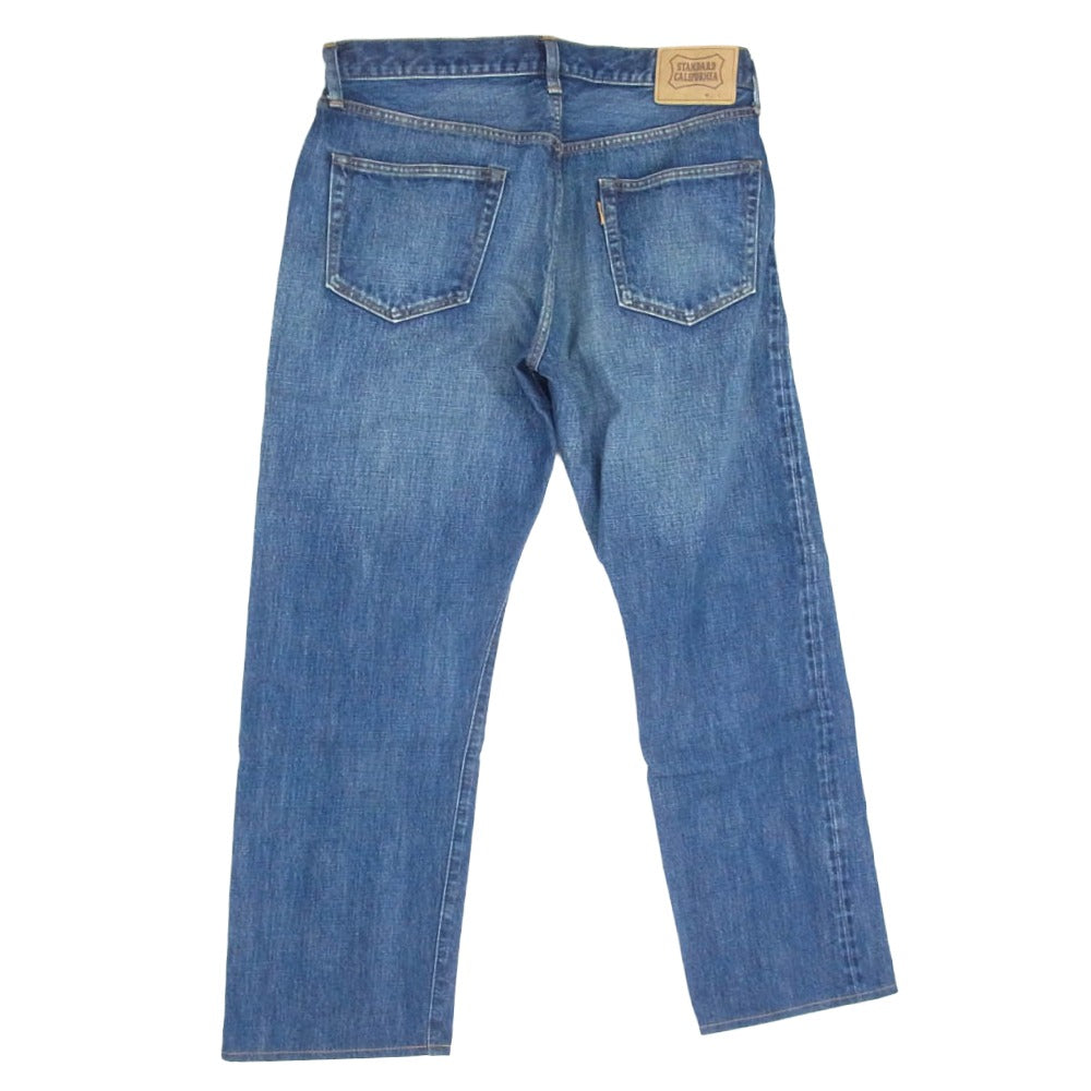 STANDARD CALIFORNIA スタンダードカリフォルニア 25SS SD 5P Denim Pants 901 66 Vintage Wash ヴィンテージ ウォッシュ デニムパンツ W32 L31 インディゴブルー系 32【美品】【中古】