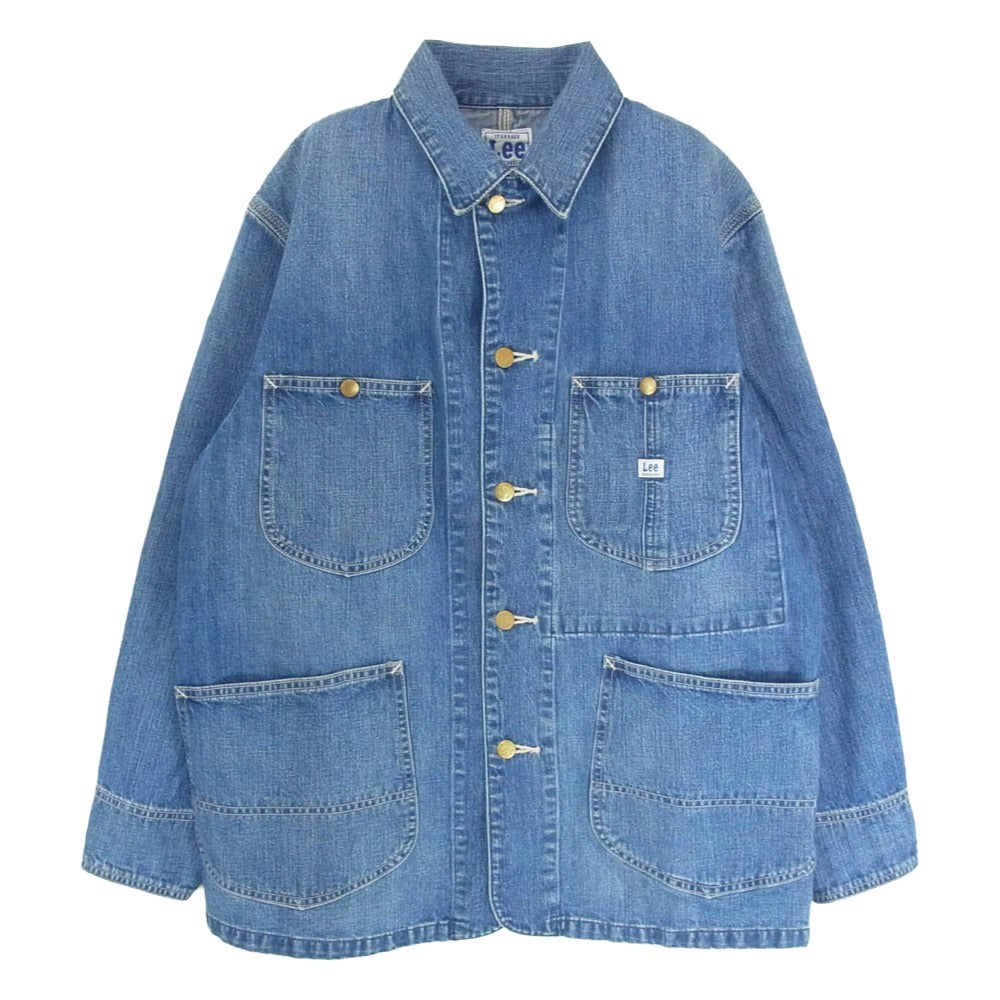 STANDARD CALIFORNIA スタンダードカリフォルニア LB0511 SD COVERALL JACKET VW ウォッシュ加工 カバーオール デニム ジャケット インディゴブルー系 M【美品】【中古】