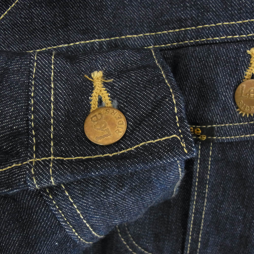 STANDARD CALIFORNIA スタンダードカリフォルニア Lee リー OUDLA460 SD Storm Rider Denim Jacket 101LJ Rigid ストームライダー リジッド デニムジャケット インディゴブルー系 L【美品】【中古】
